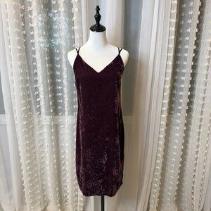 Splendid Crushed Velvet Mini Dress